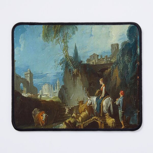 Item preview, Francois Boucher Crossing the Bridge designed and sold by MARWA-STORE.