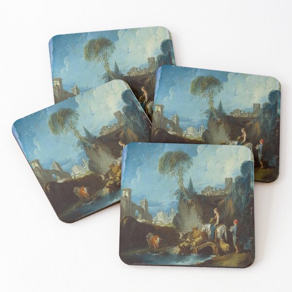 Item preview, Francois Boucher Crossing the Bridge designed and sold by MARWA-STORE.