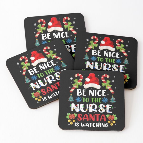 Item preview, Be Nice to The NURSE, SANTA Is Watching - Nurse Christmas Shirt designed and sold by NewDayDesigns.