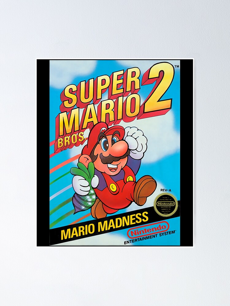 "SM 2 Retro Box Art" Poster for Sale by JustinWarehime Redbubble