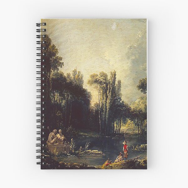 Item preview, François Boucher Landscape with a pond (1746) designed and sold by MARWA-STORE.