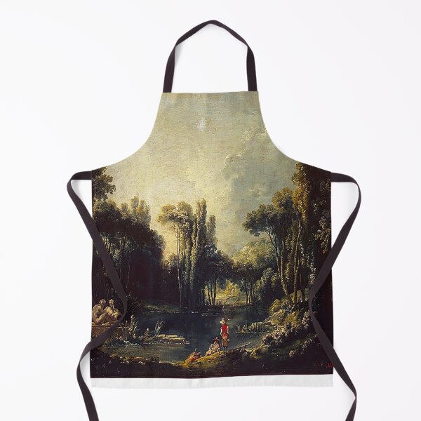 Item preview, François Boucher Landscape with a pond (1746) designed and sold by MARWA-STORE.