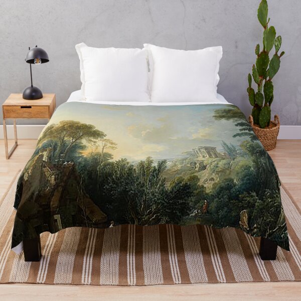Item preview, François Boucher Landscape with a Watermill 1740 designed and sold by MARWA-STORE.