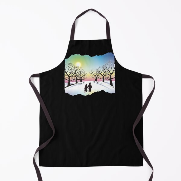 Item preview, Winter Snow Landscape - Brother and Sister designed and sold by CreativNode.