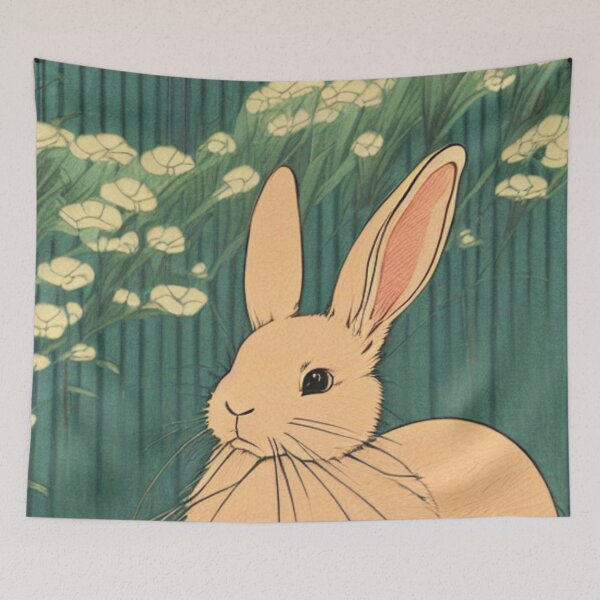 Item preview, Cutest Rabbit Girl in Whimsical Forests  designed and sold by wigobun.