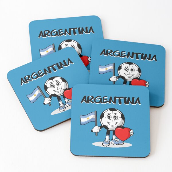 Item preview, Cute Argentina Football Lover Design designed and sold by Salukeart.