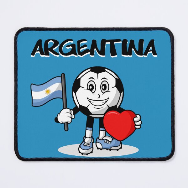 Item preview, Cute Argentina Football Lover Design designed and sold by Salukeart.