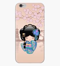 Japanese Keiko Kokeshi Doll iPhone Case