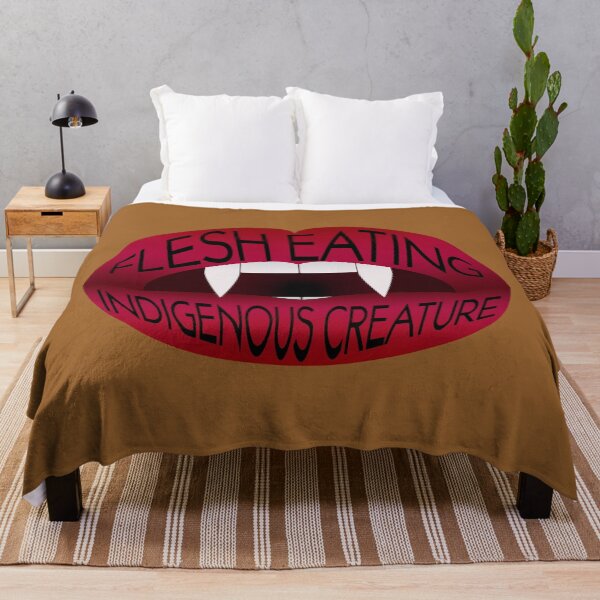 Item preview, Flesh Eating Indigenous Creature designed and sold by YouAreHereArt.