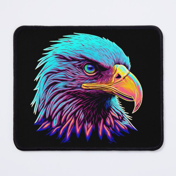 Item preview, Glaring Bald Eagle Blacklight designed and sold by Soda-Pop-Art-87.