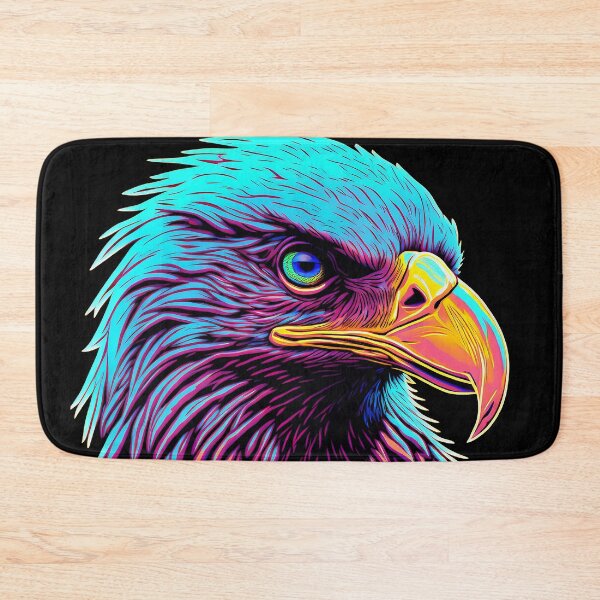 Item preview, Glaring Bald Eagle Blacklight designed and sold by Soda-Pop-Art-87.