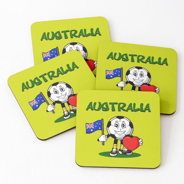 Item preview, Cute Australia Football Lover Design designed and sold by Salukeart.