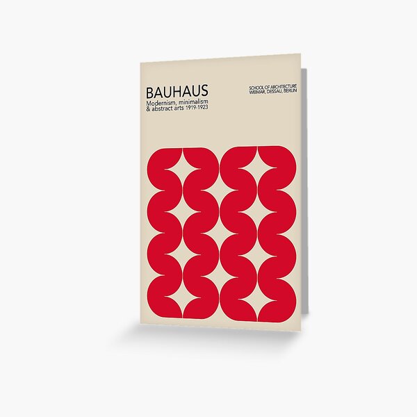 Item preview, Red Geometric Bauhaus  designed and sold by NicolJay.