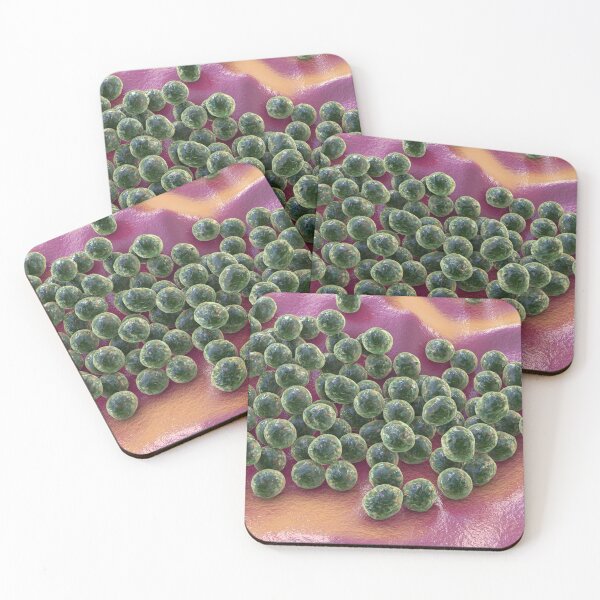 Item preview, Staphylococcus bacteria designed and sold by Kateryna Kon.