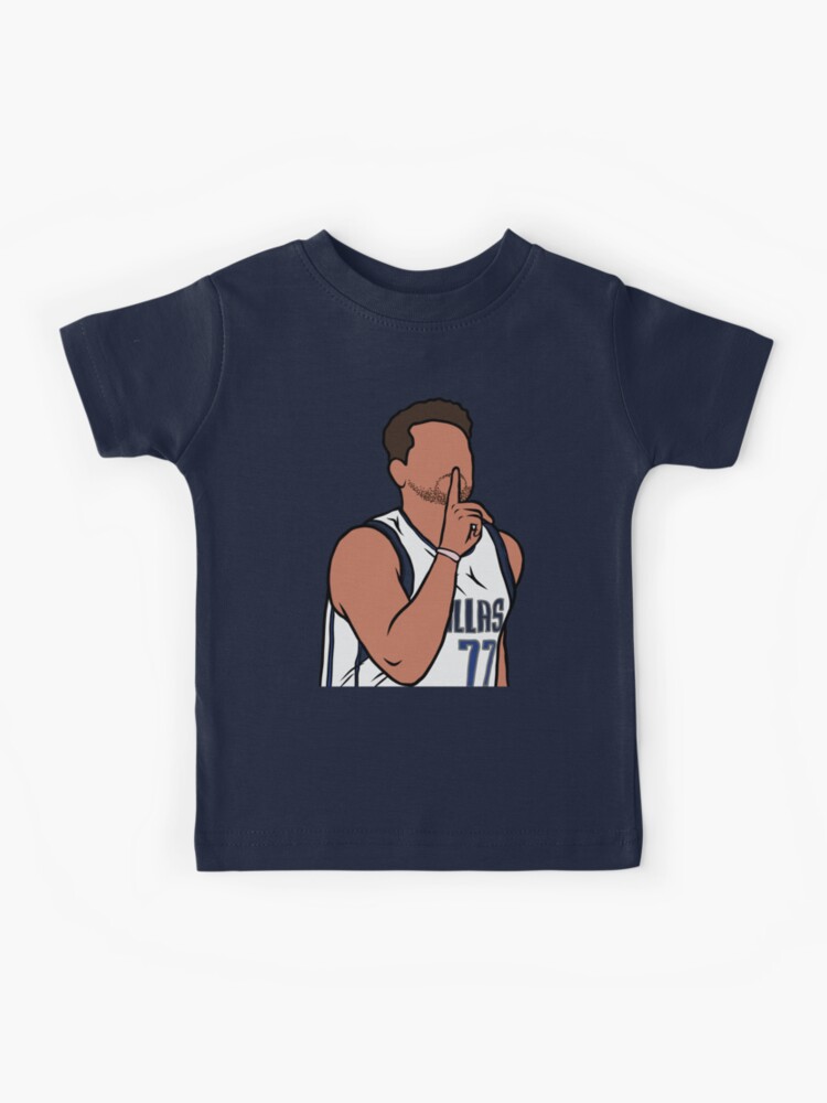 Rinkha Luka Doncic Basketball Edit Mavs Kids T-Shirt