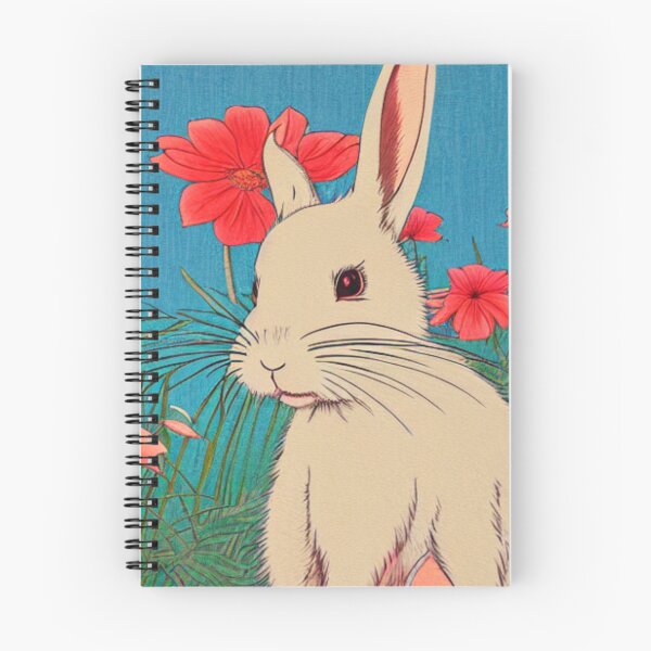 Item preview, Cutest Rabbit Girl with Whimsical Flowers designed and sold by wigobun.