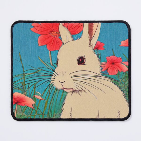 Item preview, Cutest Rabbit Girl with Whimsical Flowers designed and sold by wigobun.