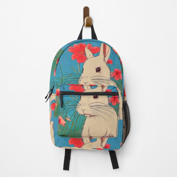 Item preview, Cutest Rabbit Girl with Whimsical Flowers designed and sold by wigobun.