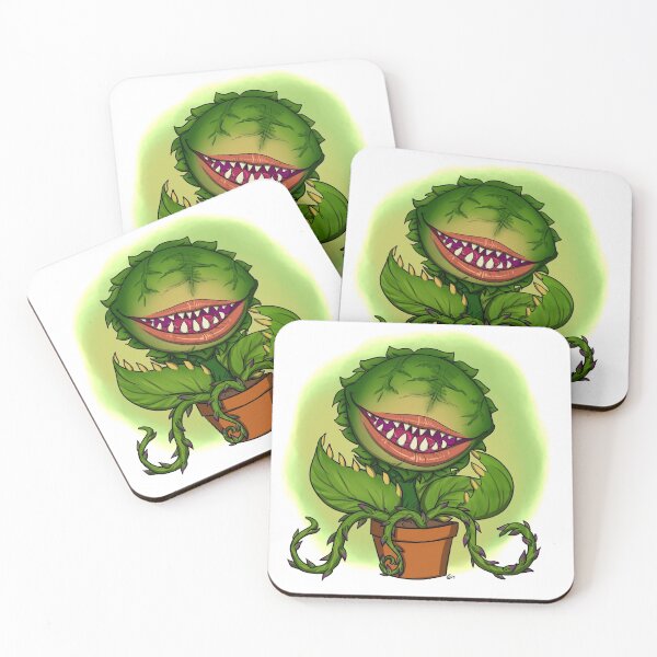 Mean Green Mother From Outer Space Coasters (Set of 4)