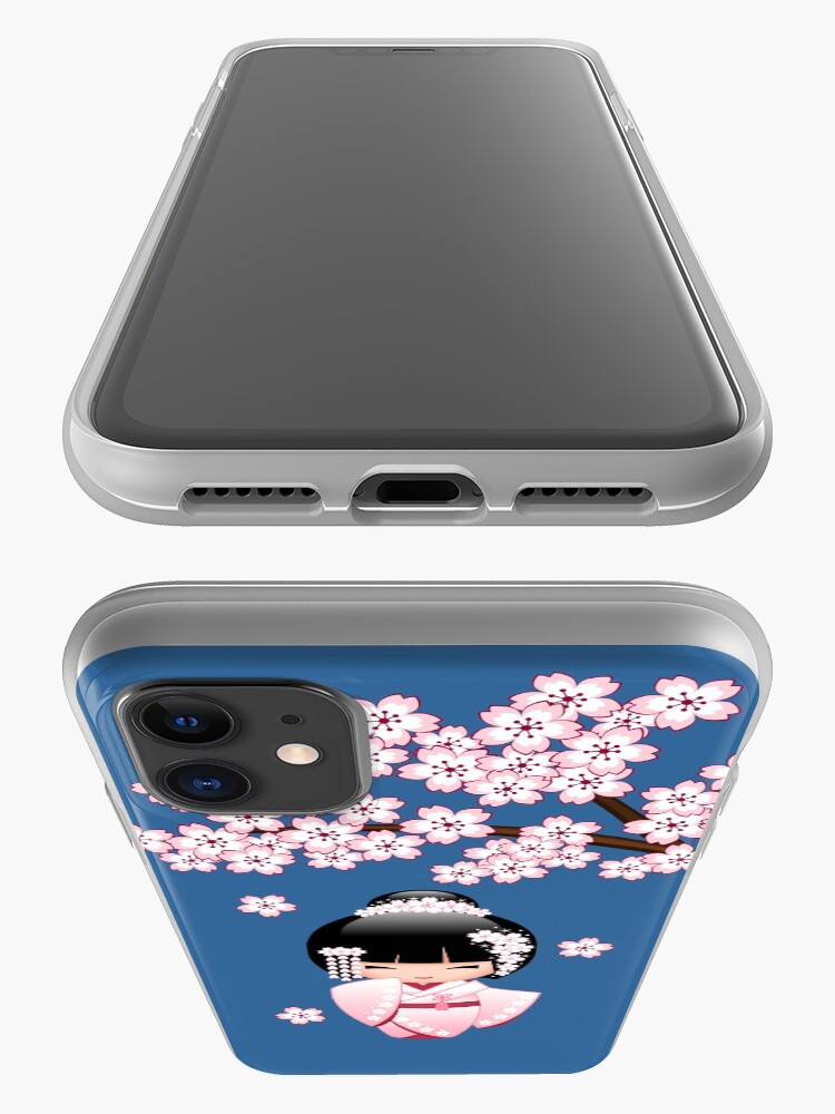 Alternate view of Japanese Bride Kokeshi Doll iPhone Case & Cover