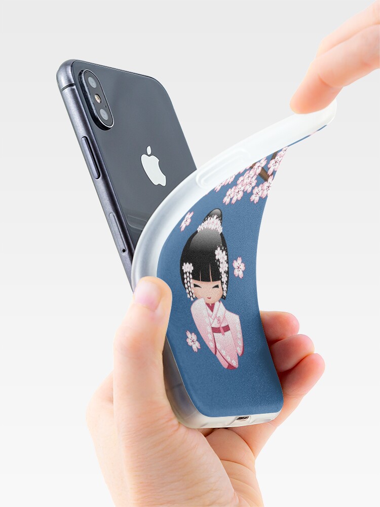 Alternate view of Japanese Bride Kokeshi Doll iPhone Case & Cover