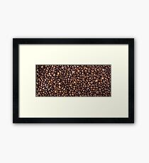Brown Roast Coffee Beans Framed Print