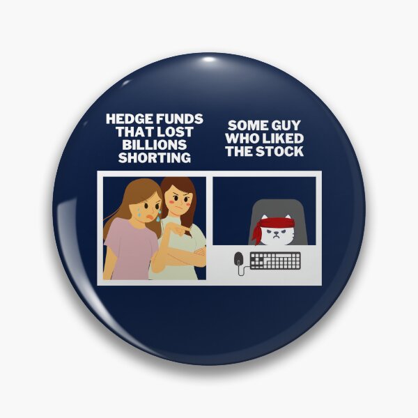Item preview, Hedge Funds Angry At Roaring Kitty and Wallstreetbets - Stocks Gamestonk Finance Meme (white) designed and sold by MillennialMemer.
