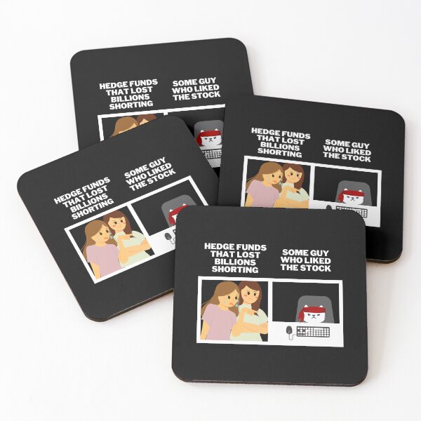 Item preview, Hedge Funds Angry At Roaring Kitty and Wallstreetbets - Stocks Gamestonk Finance Meme (white) designed and sold by MillennialMemer.