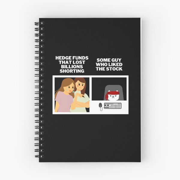 Item preview, Hedge Funds Angry At Roaring Kitty and Wallstreetbets - Stocks Gamestonk Finance Meme (white) designed and sold by MillennialMemer.