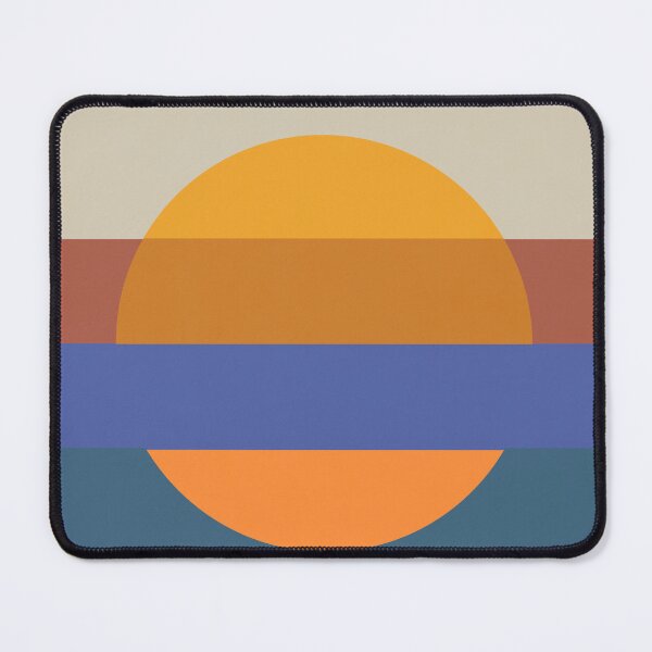 Item preview, Bauhaus Sunrise 1 - Abstract and bold geometric landscape designed and sold by Dominiquevari.