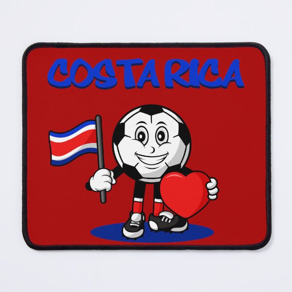 Item preview, Cute Costa Rica Football Lover Design designed and sold by Salukeart.