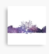 Galaxy Silhouette Canvas Print