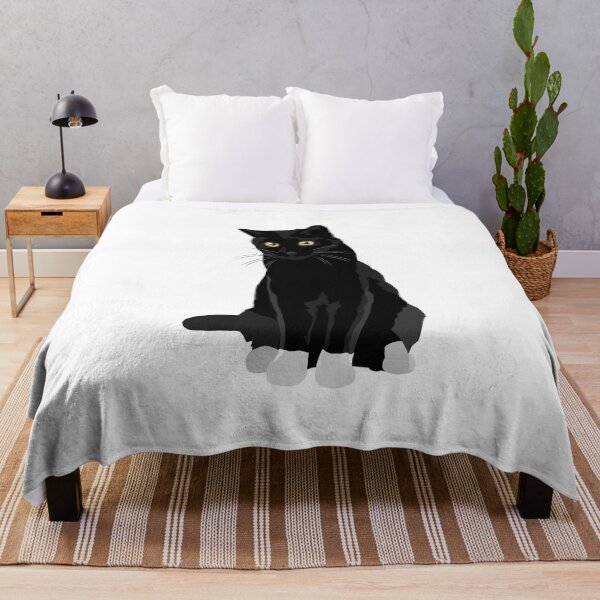 Item preview, Black Cat with White Paws designed and sold by bluhak.