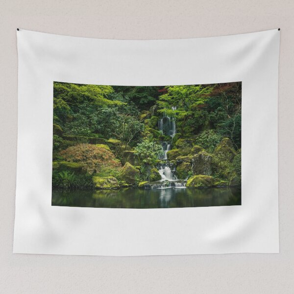 Item preview, Zen Japanese Garden, Botanical Green Garden designed and sold by newburyboutique.