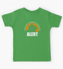 ALERT Logo (White) Kids Tee