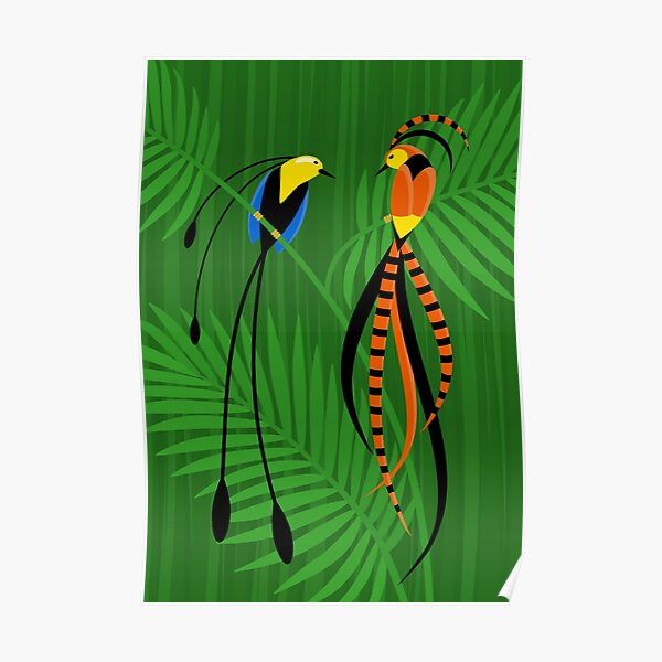Birds of Paradise Poster