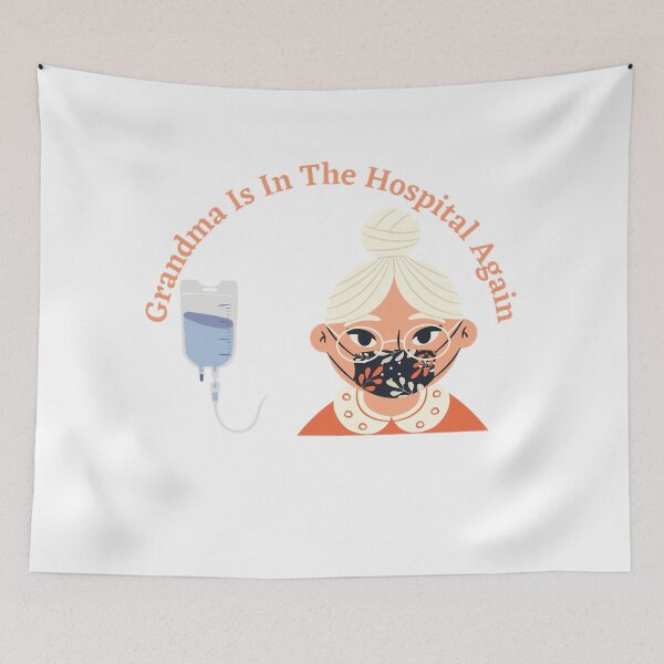 Item preview, grandma is in the hospital again t-shirt designed and sold by SenhajiWorld.