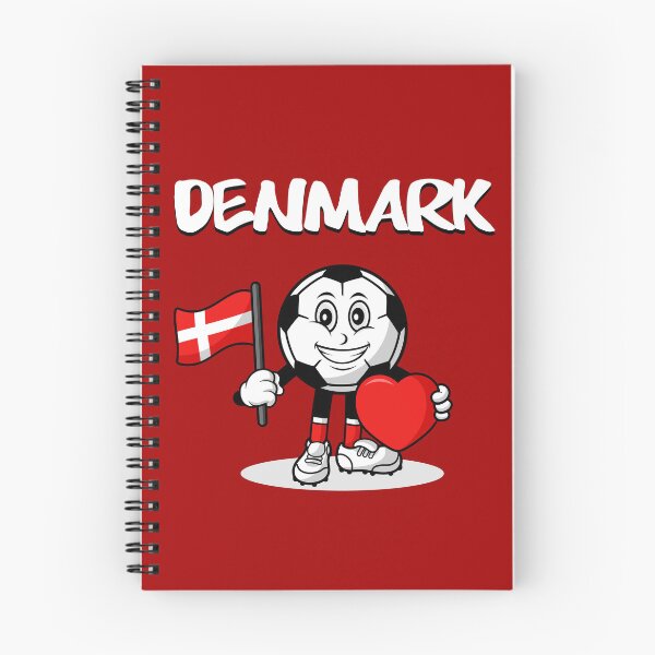 Item preview, Cute Denmark Football Lover Design designed and sold by Salukeart.