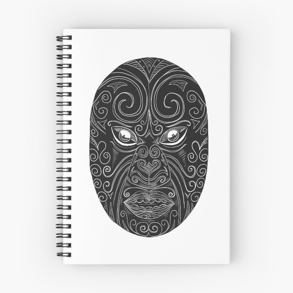 Item preview, Maori Mask Scratchboard designed and sold by patrimonio.