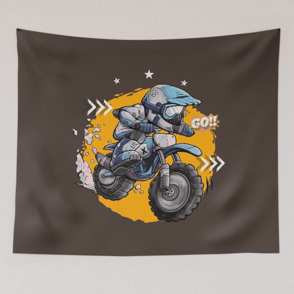 Item preview, Motocross MX Dirt Bike Offroad Enduro Motorcycle designed and sold by NUMAcreations.