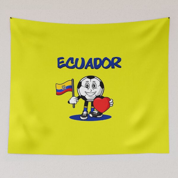 Item preview, Cute Ecuador Football Lover Design designed and sold by Salukeart.