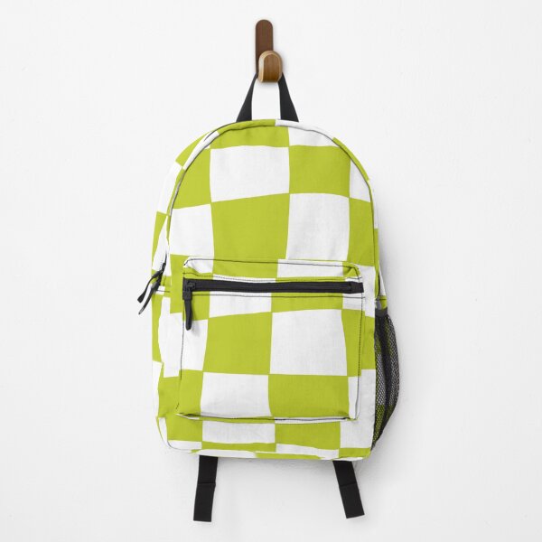 Item preview, Hand Drawn Checkerboard Pattern (chartreuse/white) designed and sold by Design Minds Boutique.
