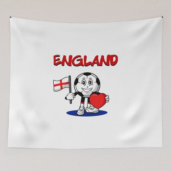 Item preview, Cute England Football Lover Design designed and sold by Salukeart.