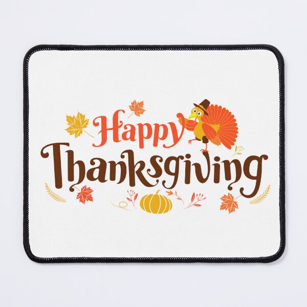 Item preview, Happy Thanksgiving Day With Holiday Objects designed and sold by BranislavaBT.