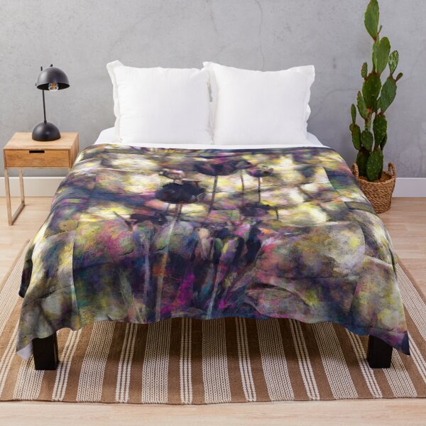 Item preview, Purple Tulips Moonlit Night Garden Passion designed and sold by JanineRileyArt.