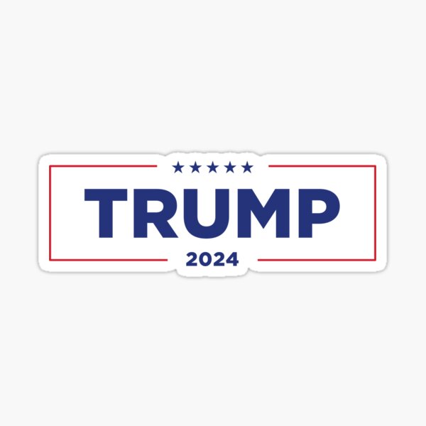 Trump 2024 Sticker For Sale By Mjdgop97 Redbubble   St,small,507x507 Pad,600x600,f8f8f8 