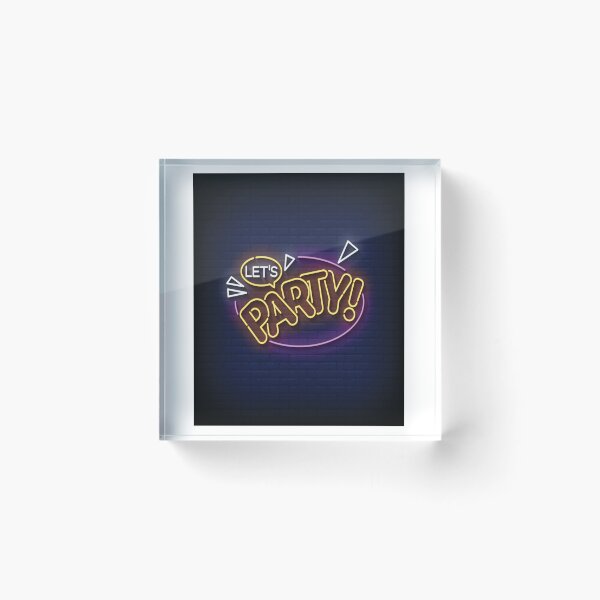 Artikelvorschau, Neon: Lasst uns feiern entworfen und verkauft von mturns57.