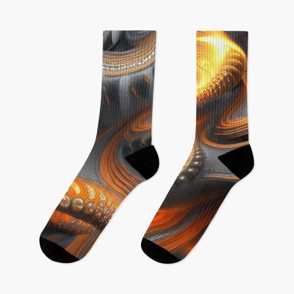 Item preview, Fiery fractal pattern designed and sold by Fungidelight.