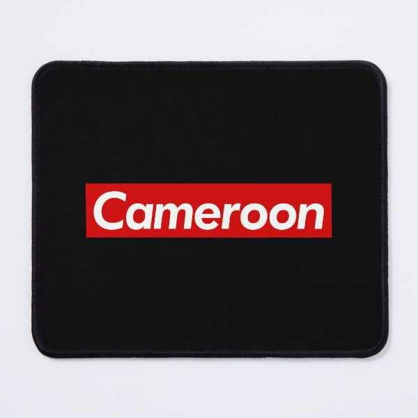Item preview, Cameroon - White Text / Red Background designed and sold by PEK1787.
