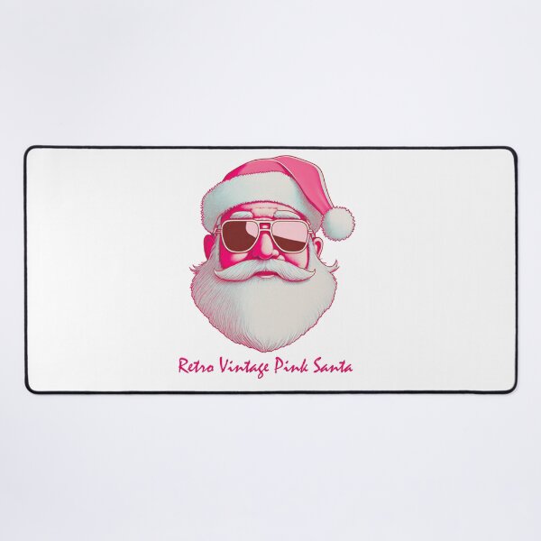 Item preview, Retro Vintage Pink Santa designed and sold by Komentonashi.